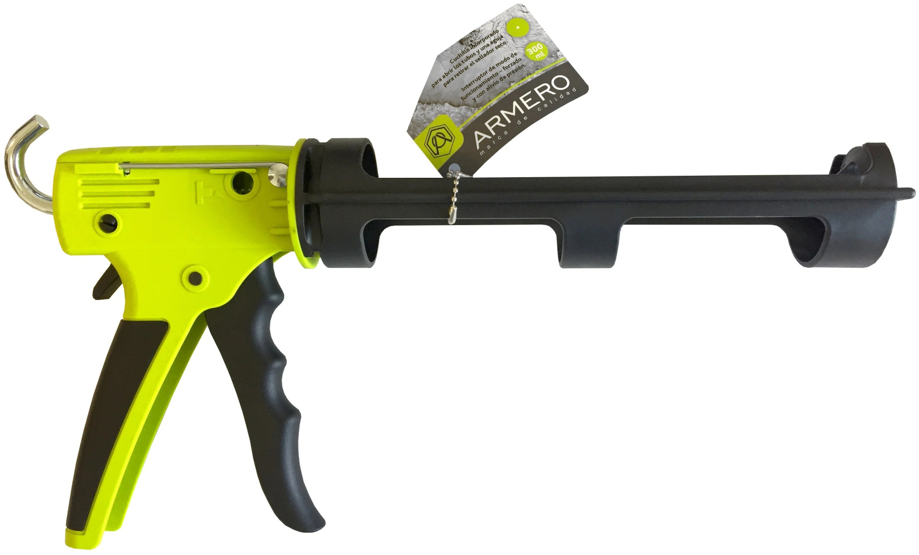 Пистолет для герметиков скелетный пластиковый 310 мл Armero A251/004 - фото